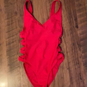 low cut xhilaration one piece